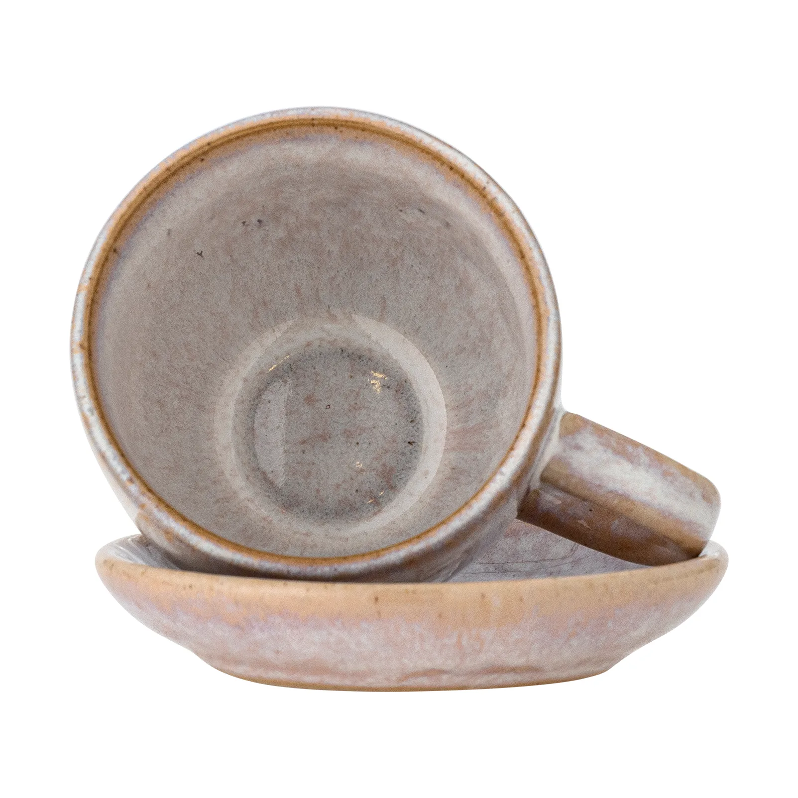 Brenta kopp med fat 4-pack, Rose Bloomingville