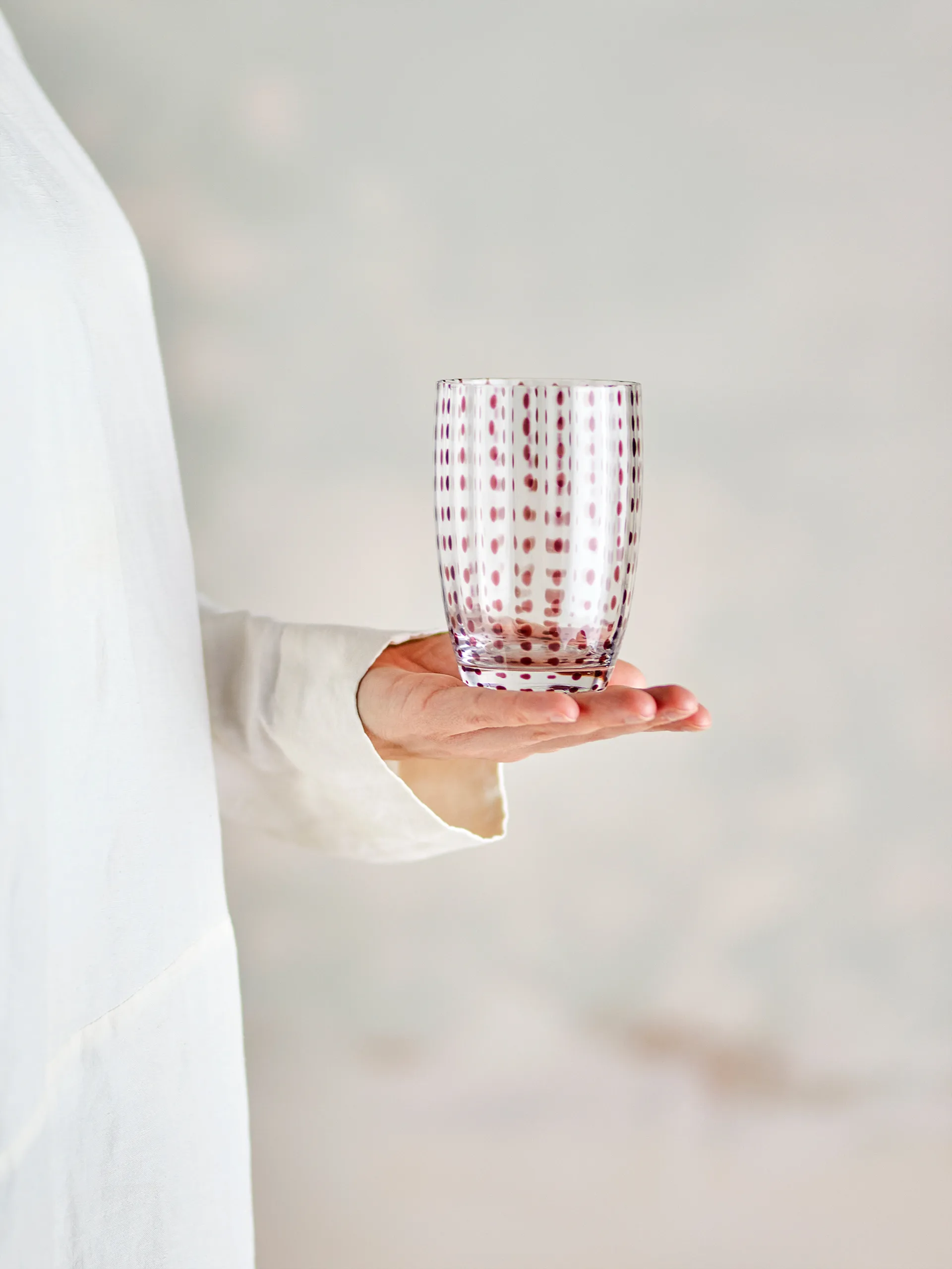 Brinley dricksglas 4-pack, Brun Bloomingville