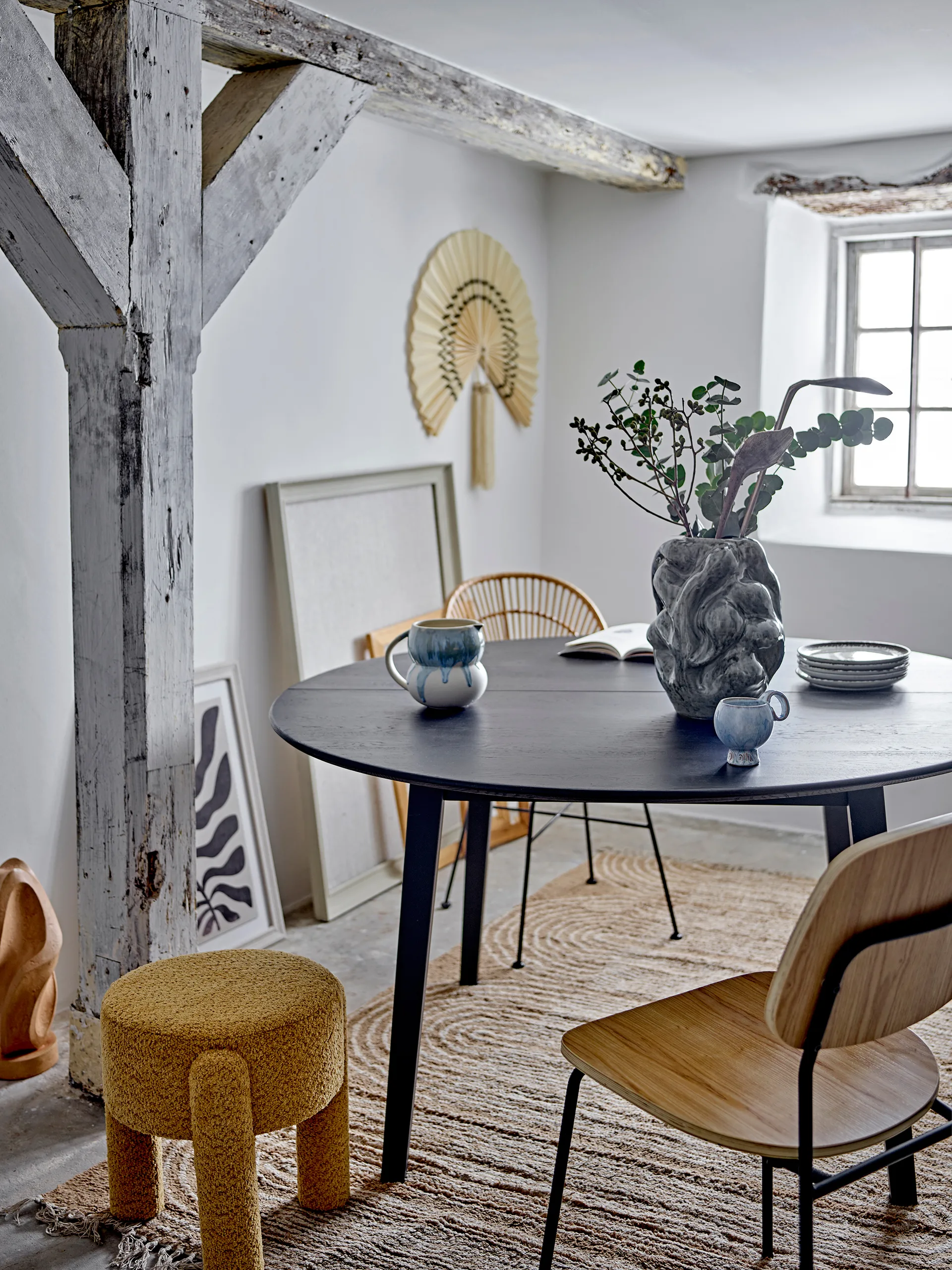 Bruno pall Ø42 cm, Gul Bloomingville