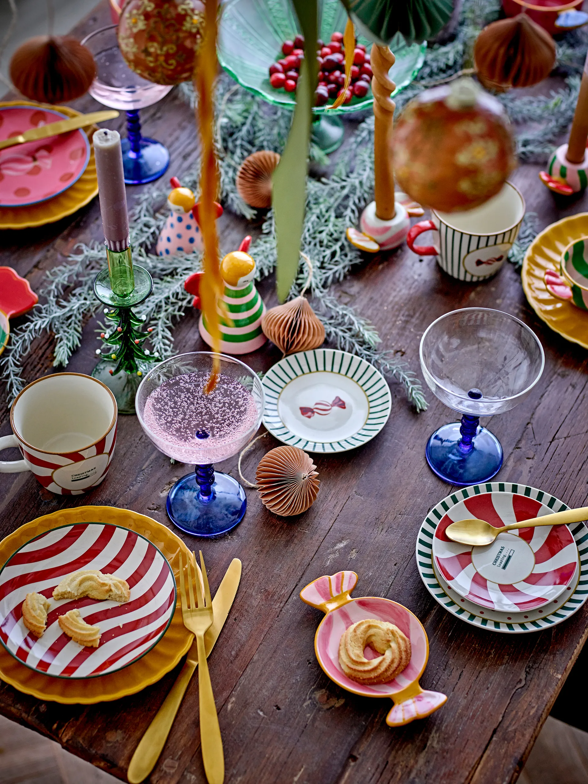 Caramella serveringsfat 10x15 cm, Rosa Bloomingville