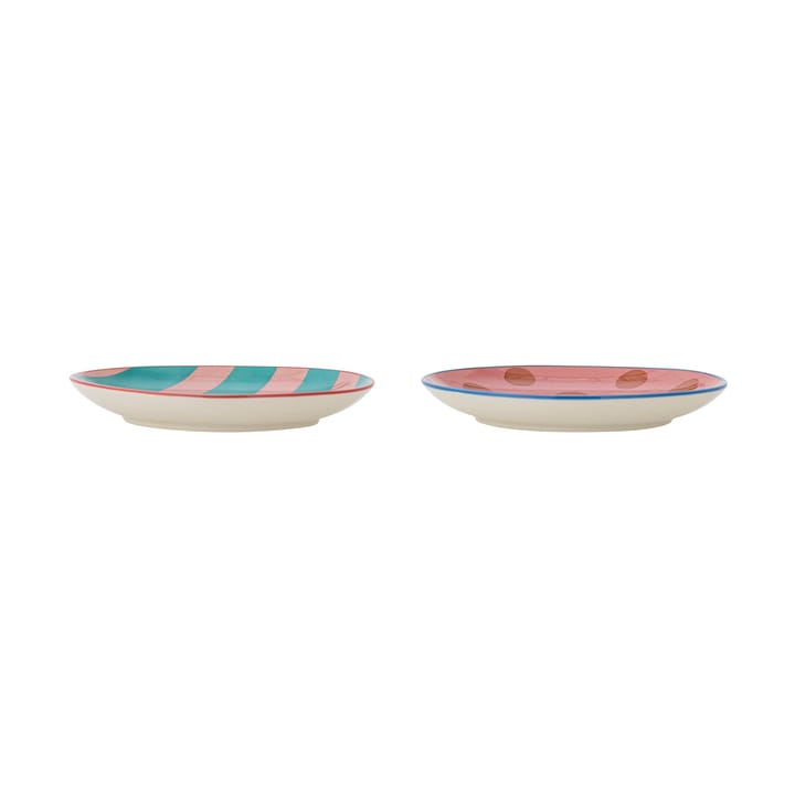 Caramella tallrik Ø16 cm 2 delar, Rosa Bloomingville