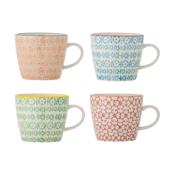 Carla mugg - Multi, 4-pack - Bloomingville