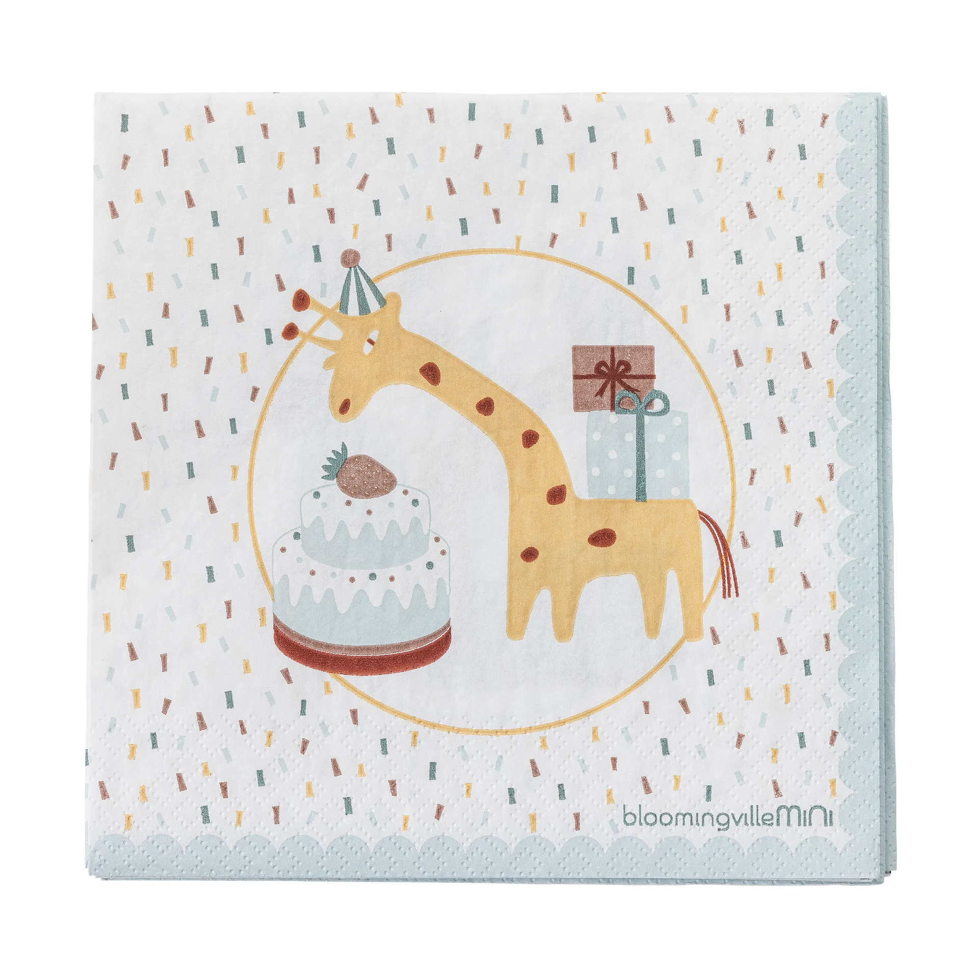 Celebrate pappersservett 20-pack, Blå Bloomingville