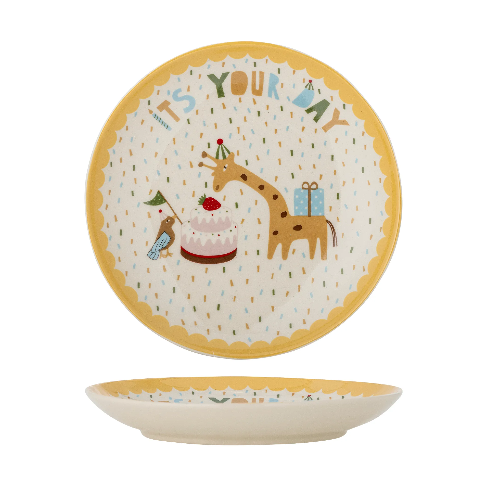 Celebrate tallrik Ø16 cm, Gul Bloomingville