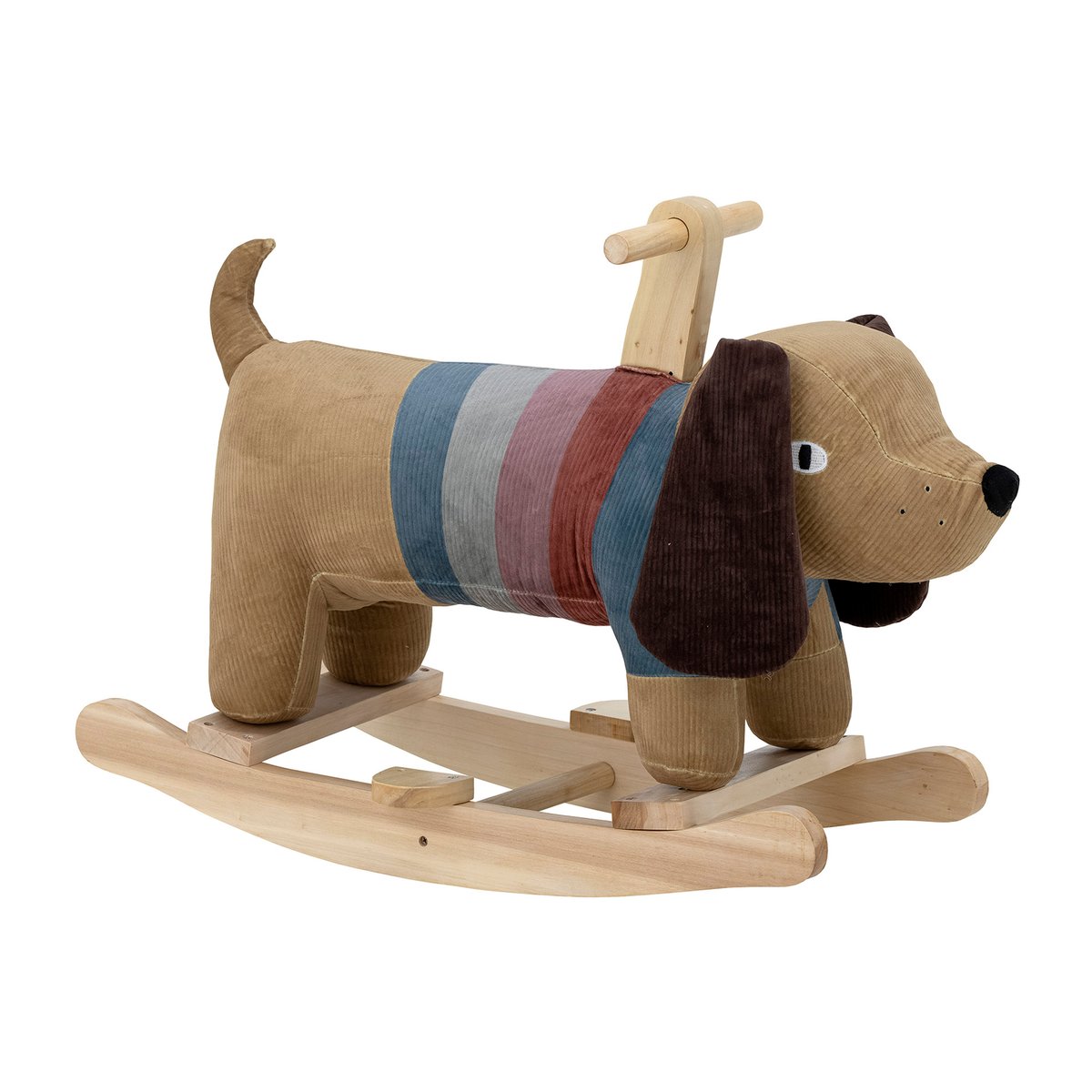 Bloomingville Charlie gungdjur 66x34x51 cm Hund | Skandinavisk Design | Barnrumsinredning | Brun