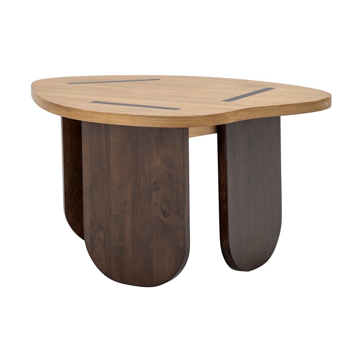 Bloomingville Cilas soffbord 60x75 cm Rubberwood | Skandinavisk Design | Soffbord | Brun