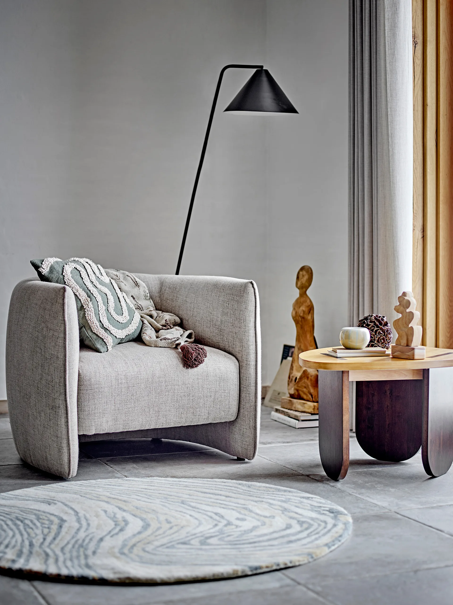 Cilas soffbord 60x75 cm, Rubberwood Bloomingville