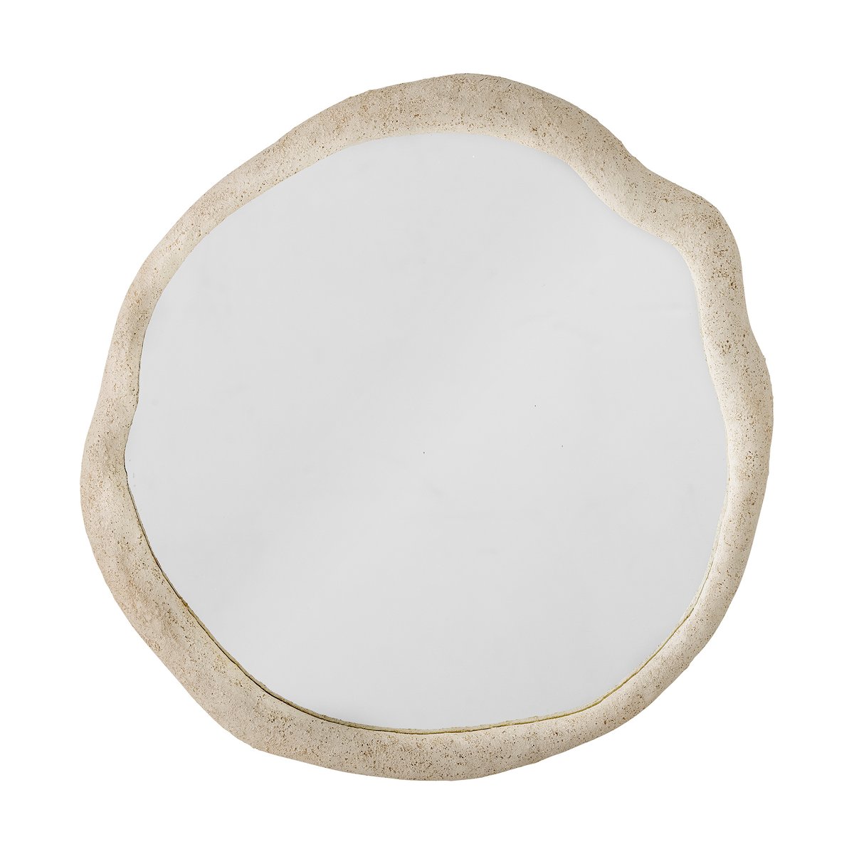 Bloomingville Cillia spegel 38x41 cm Natur | Skandinavisk Design | Väggspeglar | Beige