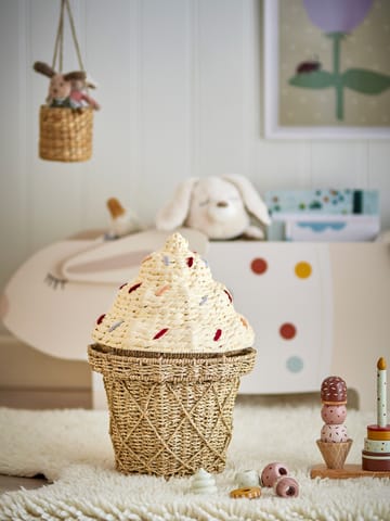 Cillie korg med lock 28x41 cm - Natur - Bloomingville