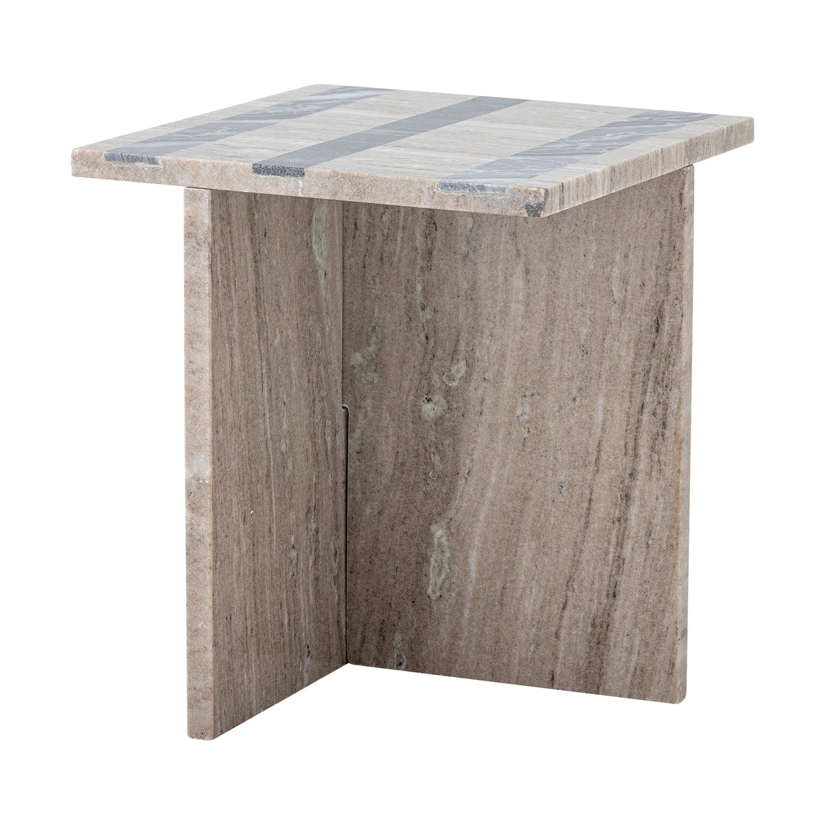 Bloomingville Clea sidobord Brun marmor | Skandinavisk Design | Avlastningsbord & Sidobord | Brun