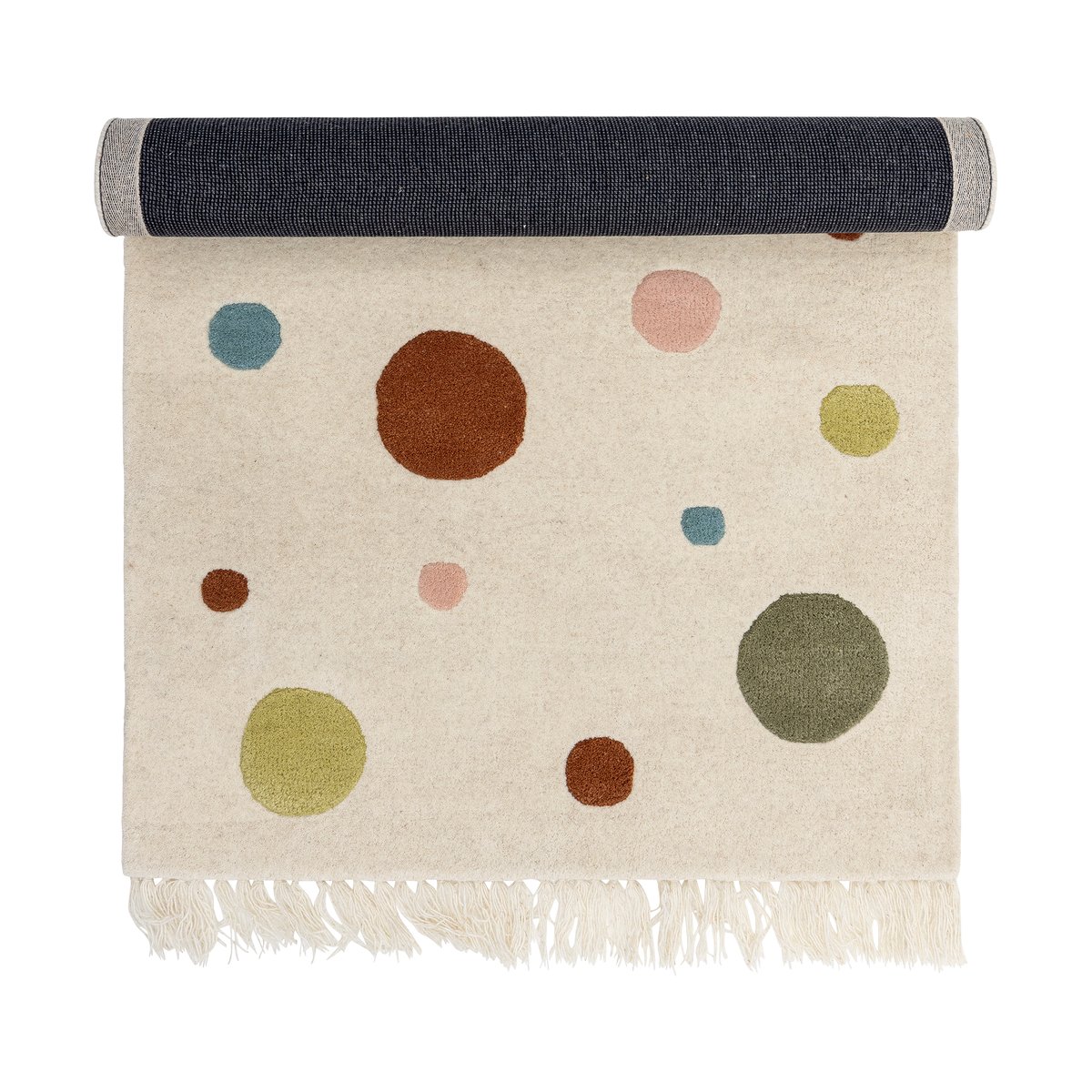 Bloomingville Clennie matta 90x140 cm Natur | Skandinavisk Design | Lugg- & Ryamattor | Vit