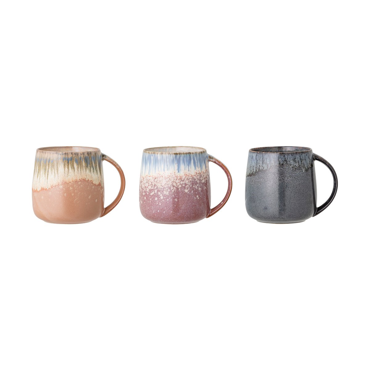 Bloomingville Cloe kopp 38 cl 3 delar Multi | Skandinavisk Design | Kaffekoppar | Multi
