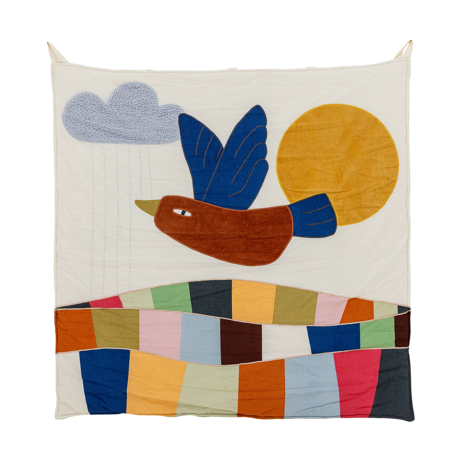 Colorine väggdekoration bomull 101x101 cm, Natur Bloomingville