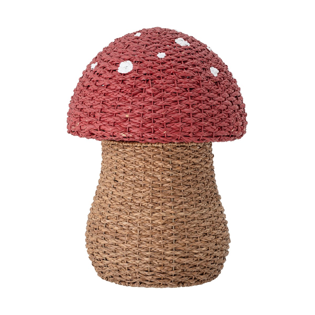 Bloomingville Corintha förvaringskorg med lock 61x43 cm Röd