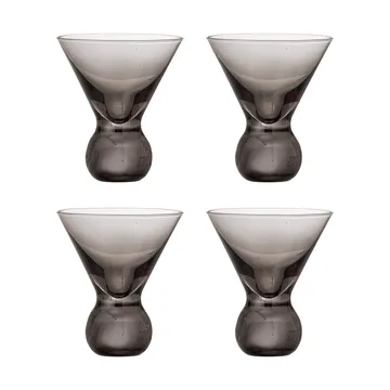 Corliss cocktail glas 4-pack - Grå - Bloomingville
