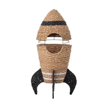 Cosmina förvaringskorg med lock Ø40x68,5 cm - Natur - Bloomingville