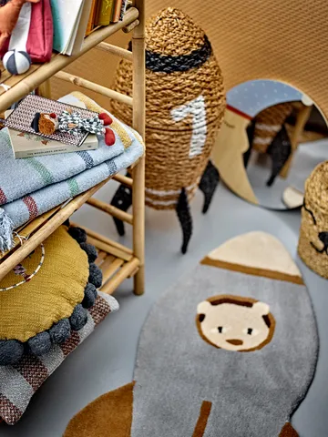 Cosmina förvaringskorg med lock Ø40x68,5 cm - Natur - Bloomingville