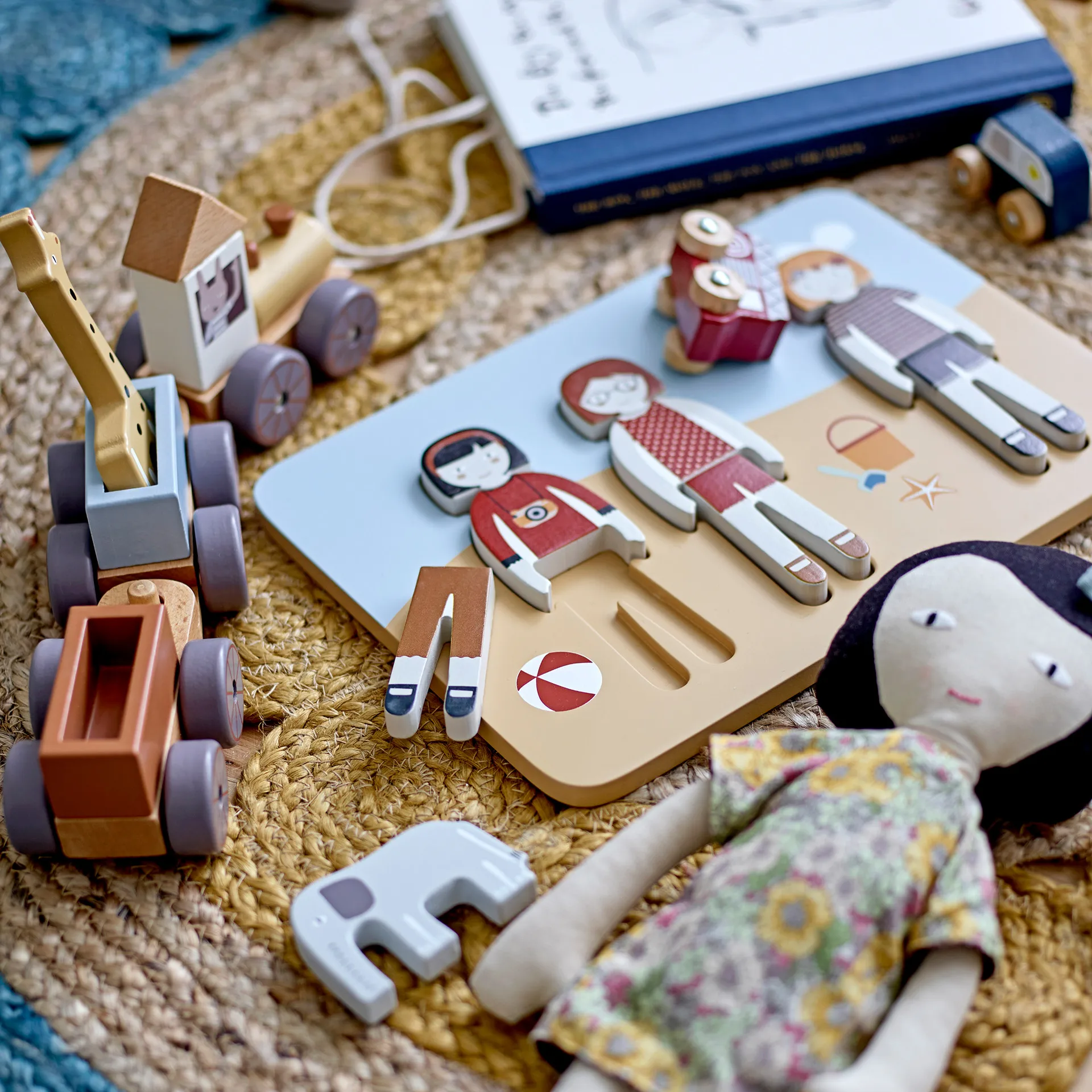 Coty dragleksak tåg, Multi Bloomingville