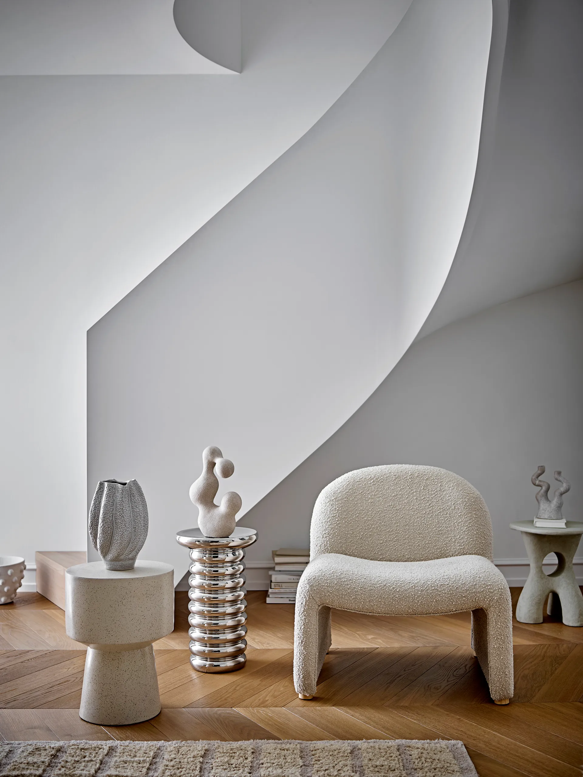 Cove vas 28 cm, Vit Bloomingville