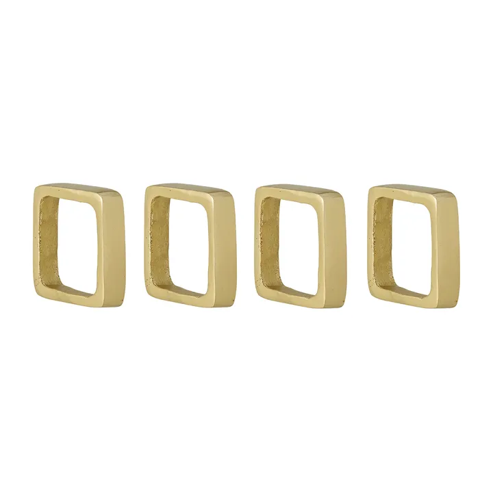 Cybelle servettring 4,5x4,5 cm 4-pack, Guld Bloomingville