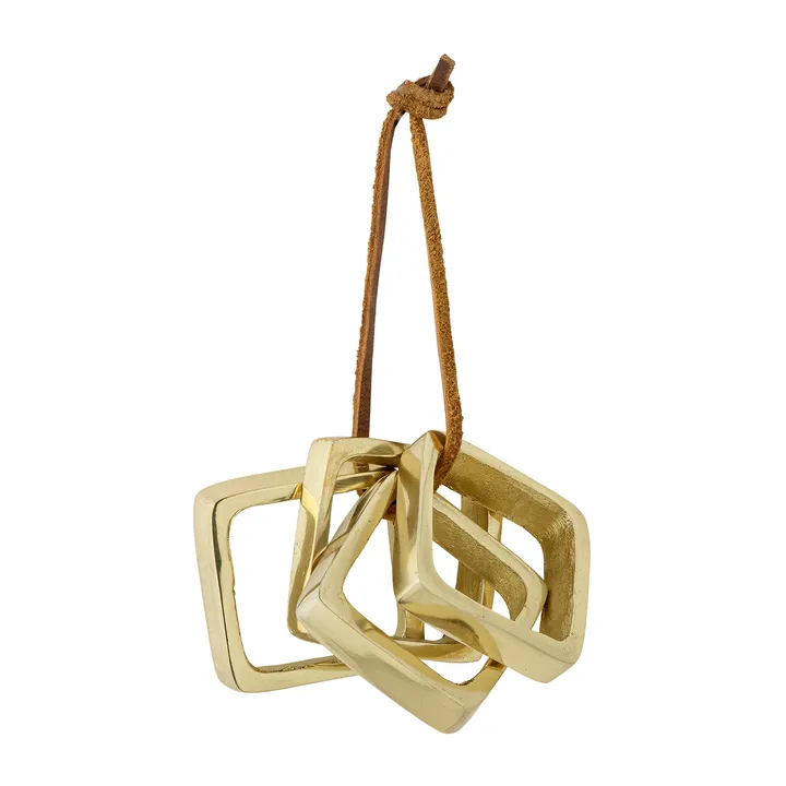 Cybelle servettring 4,5x4,5 cm 4-pack, Guld Bloomingville