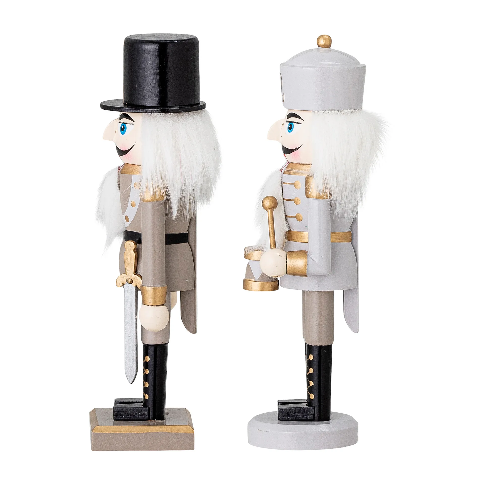 Darren nötknäppare dekoration 20,5 cm 2 delar, Gold Bloomingville