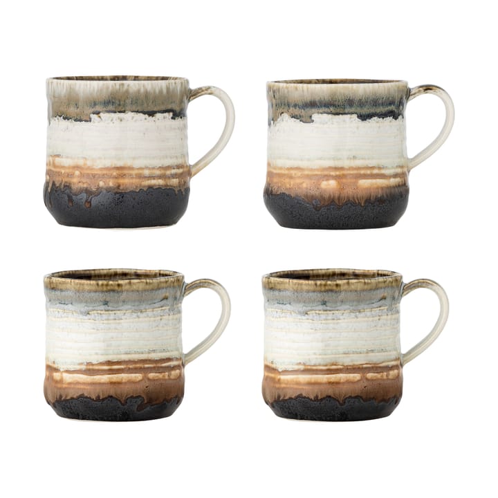 Deana mugg 4-pack - Brun - Bloomingville
