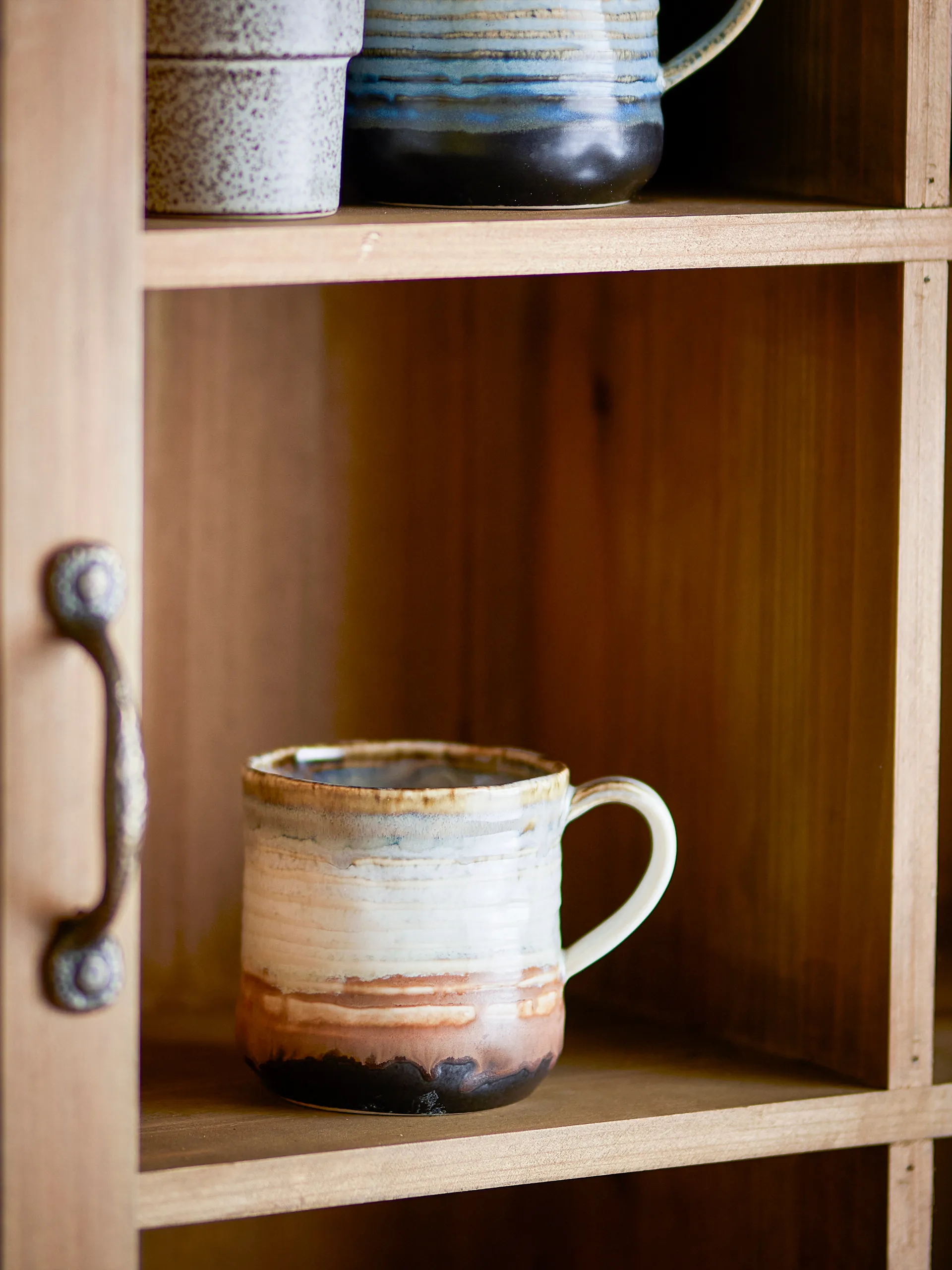 Deana mugg 4-pack, Brun Bloomingville