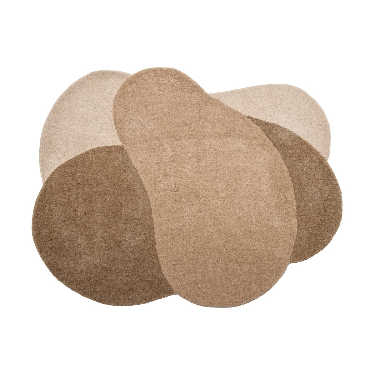 Bloomingville Denton matta 110x140 cm Brown | Skandinavisk Design | Ullmattor | Brun