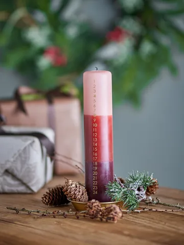 Dip Dye adventssljus - Multi, 25 cm - Bloomingville