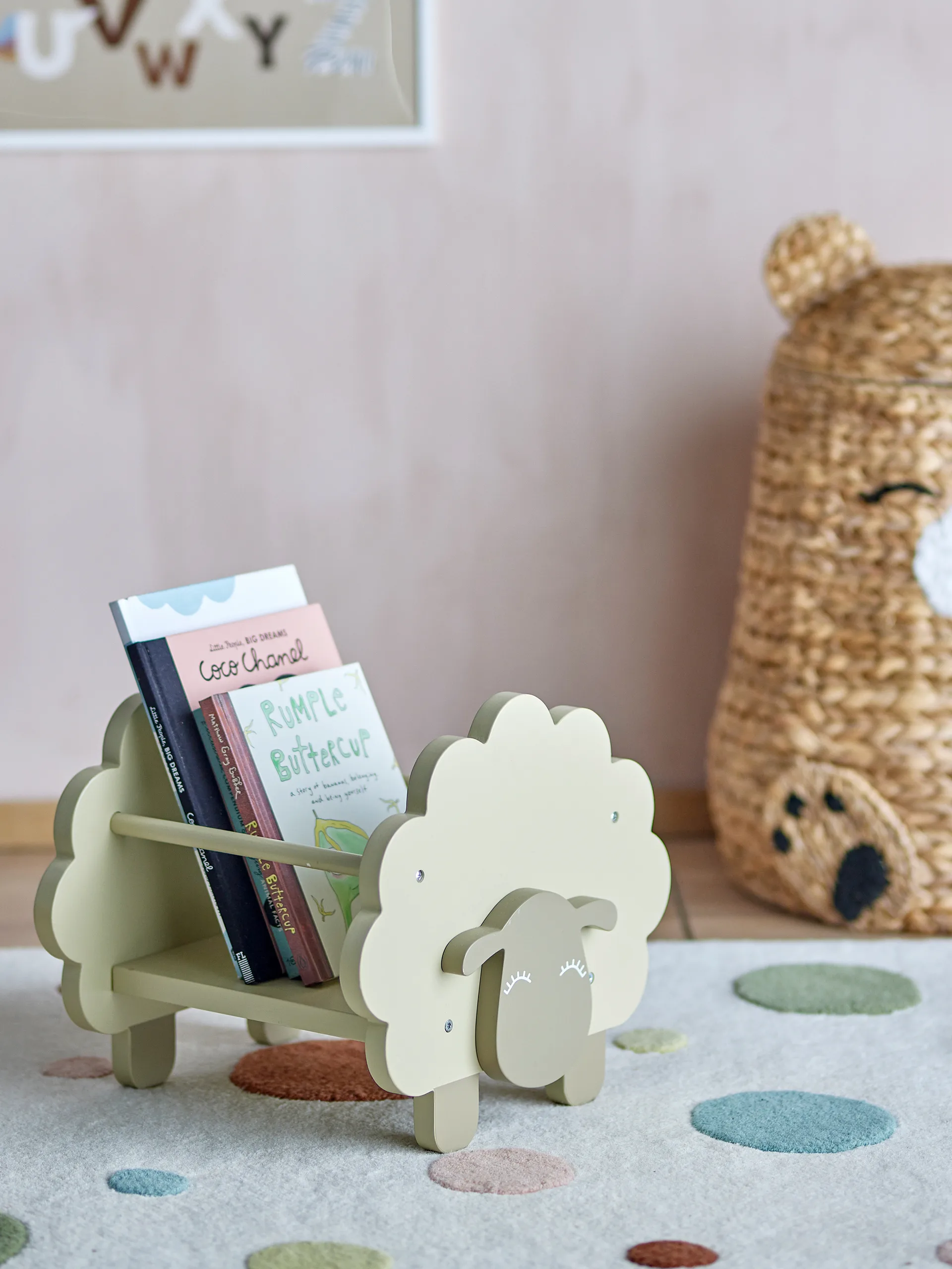 Dolly bokhylla, Grå Bloomingville