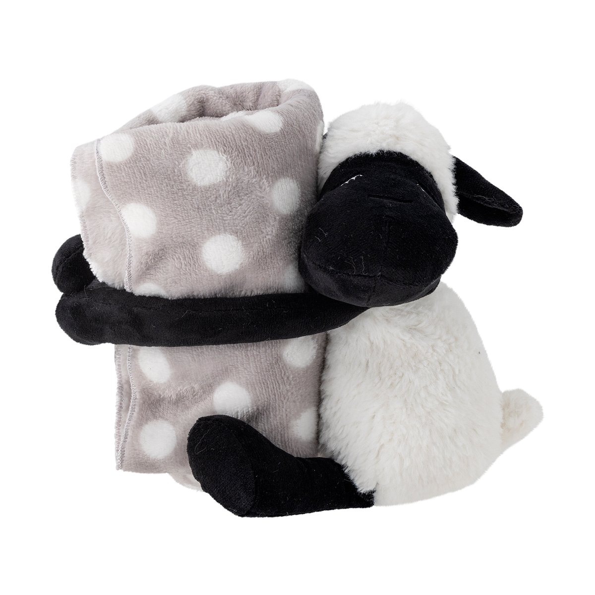 Bloomingville Dolly gosedjur med filt Får | Skandinavisk Design | Barnrumsinredning | Vit