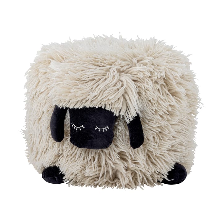 Dolly puff ull 50x45 cm - Vit - Bloomingville