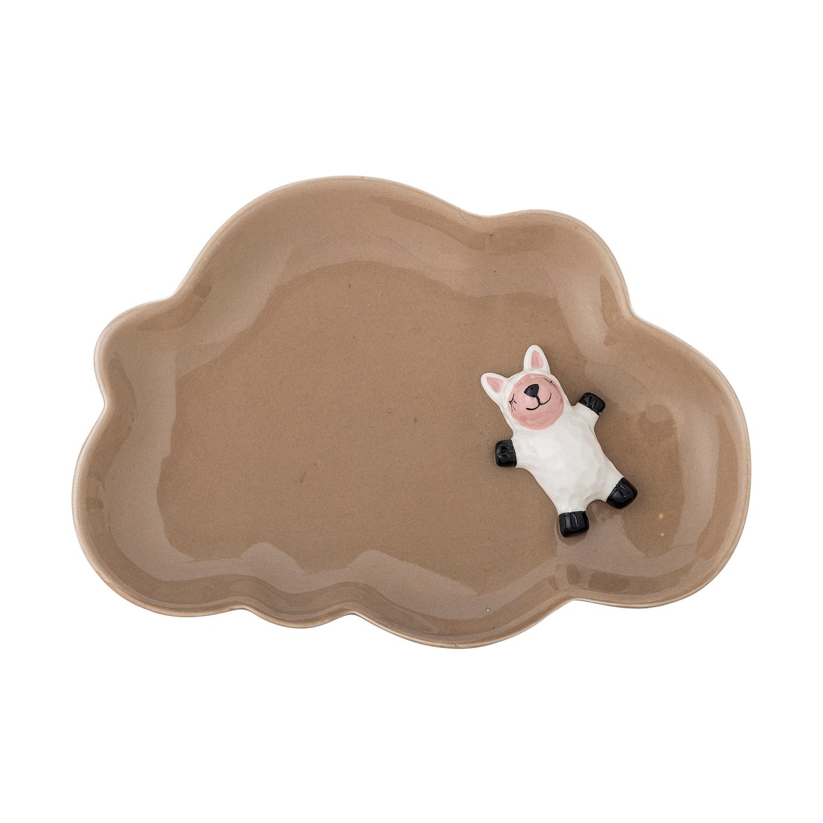 Bloomingville Dolly tallrik 14x20 cm Brun | Skandinavisk Design | Mattallrikar | Brun