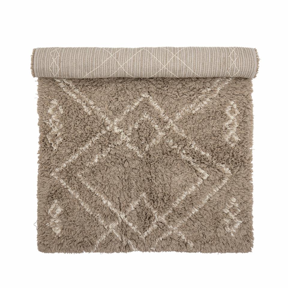 Bloomingville Edea matta 90x150 cm Brun | Skandinavisk Design | Lugg- & Ryamattor | Brun