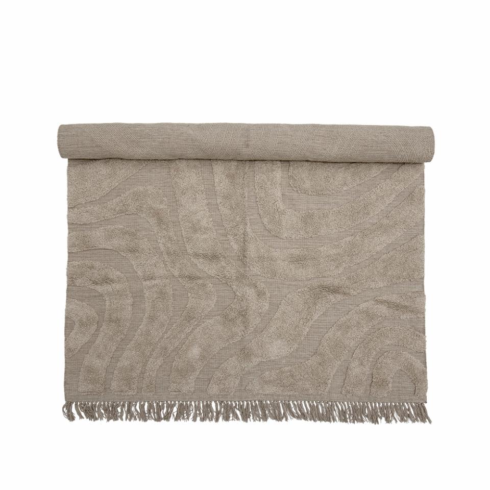 Bloomingville Elaine matta 150x210 cm Brun | Skandinavisk Design | Lugg- & Ryamattor | Beige