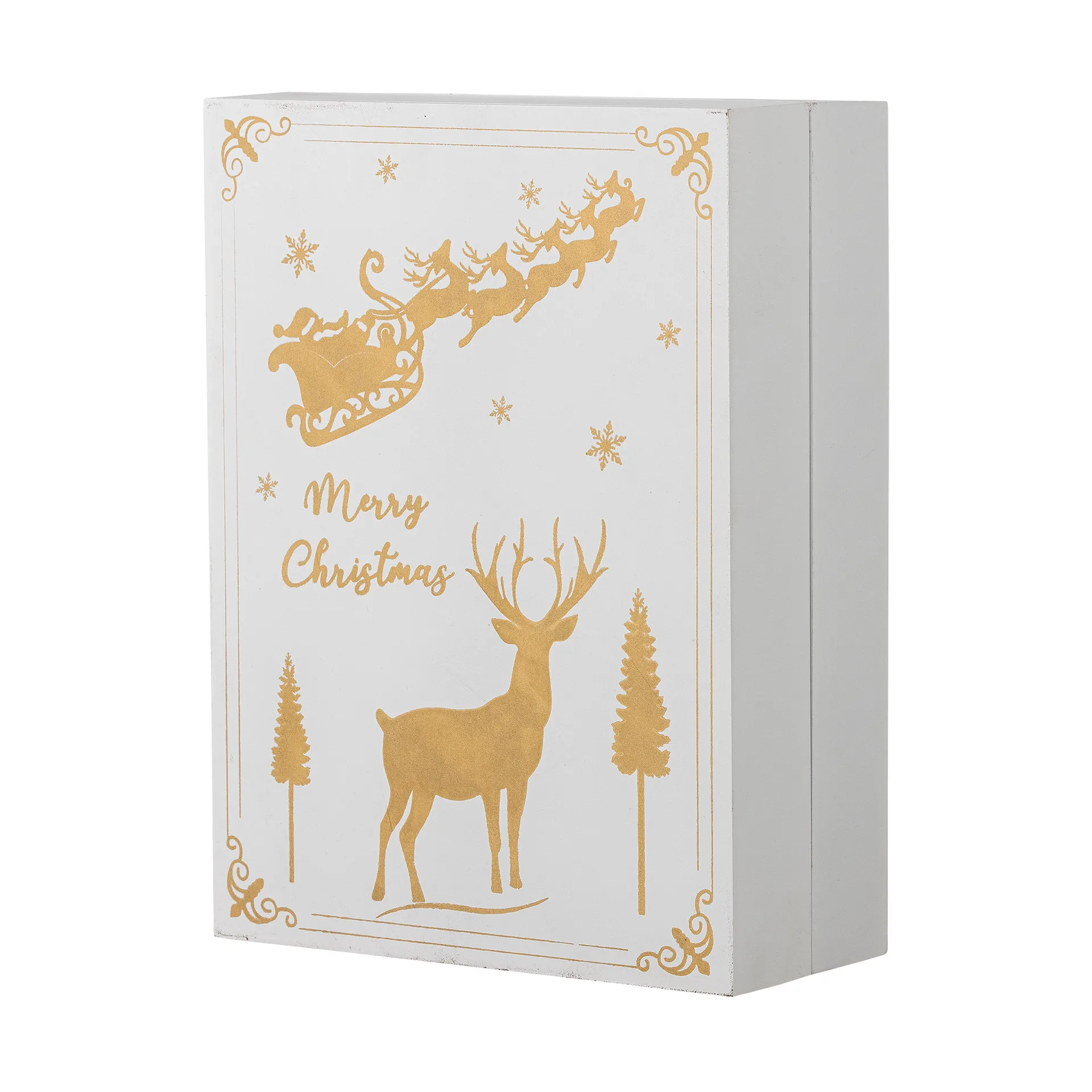 Elimar julkalender med belysning, Vit Bloomingville