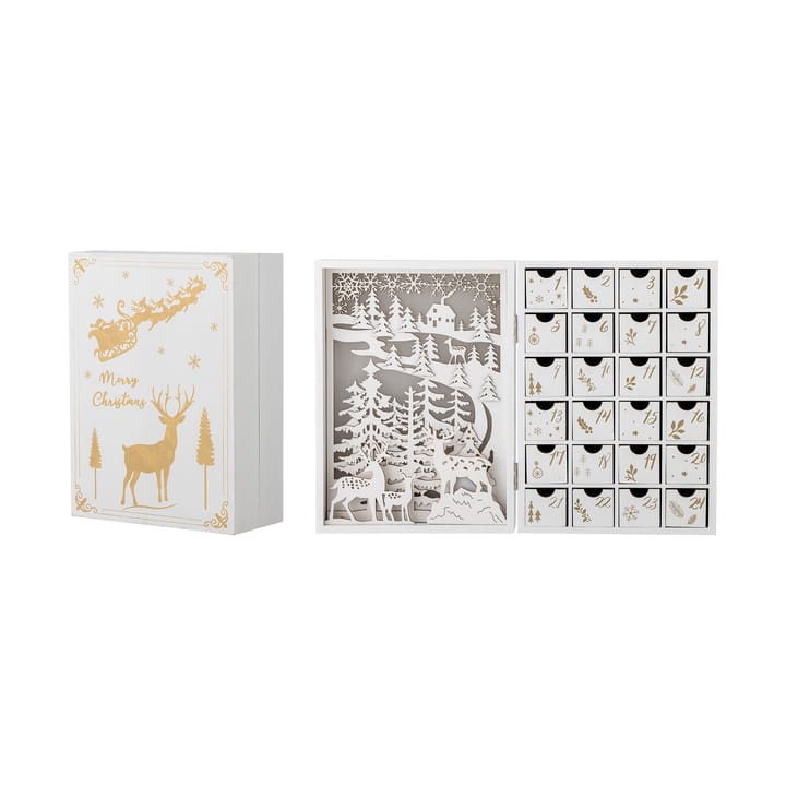 Elimar kalender med belysning, Vit Bloomingville