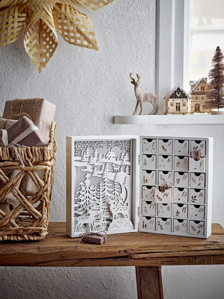Elimar kalender med belysning, Vit Bloomingville