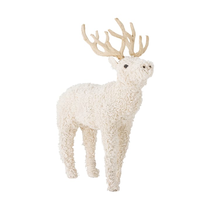 Elmo hjort dekoration 33 cm, Vit Bloomingville