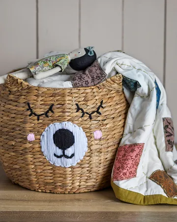 Eman förvarinskorg Ø50x40 cm - Natur - Bloomingville