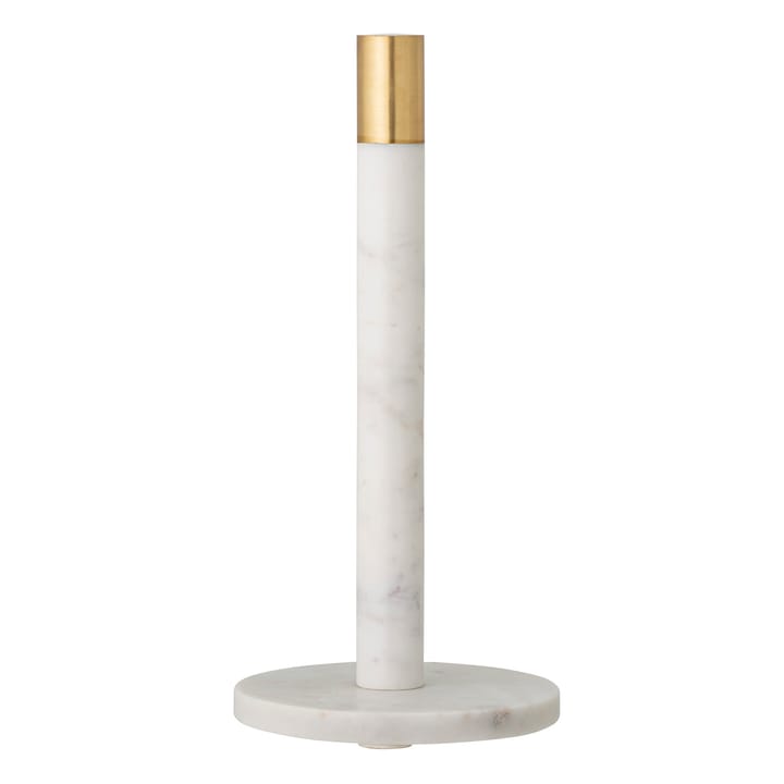 Emira hushållspappershållare marmor 32 cm - Vit - Bloomingville