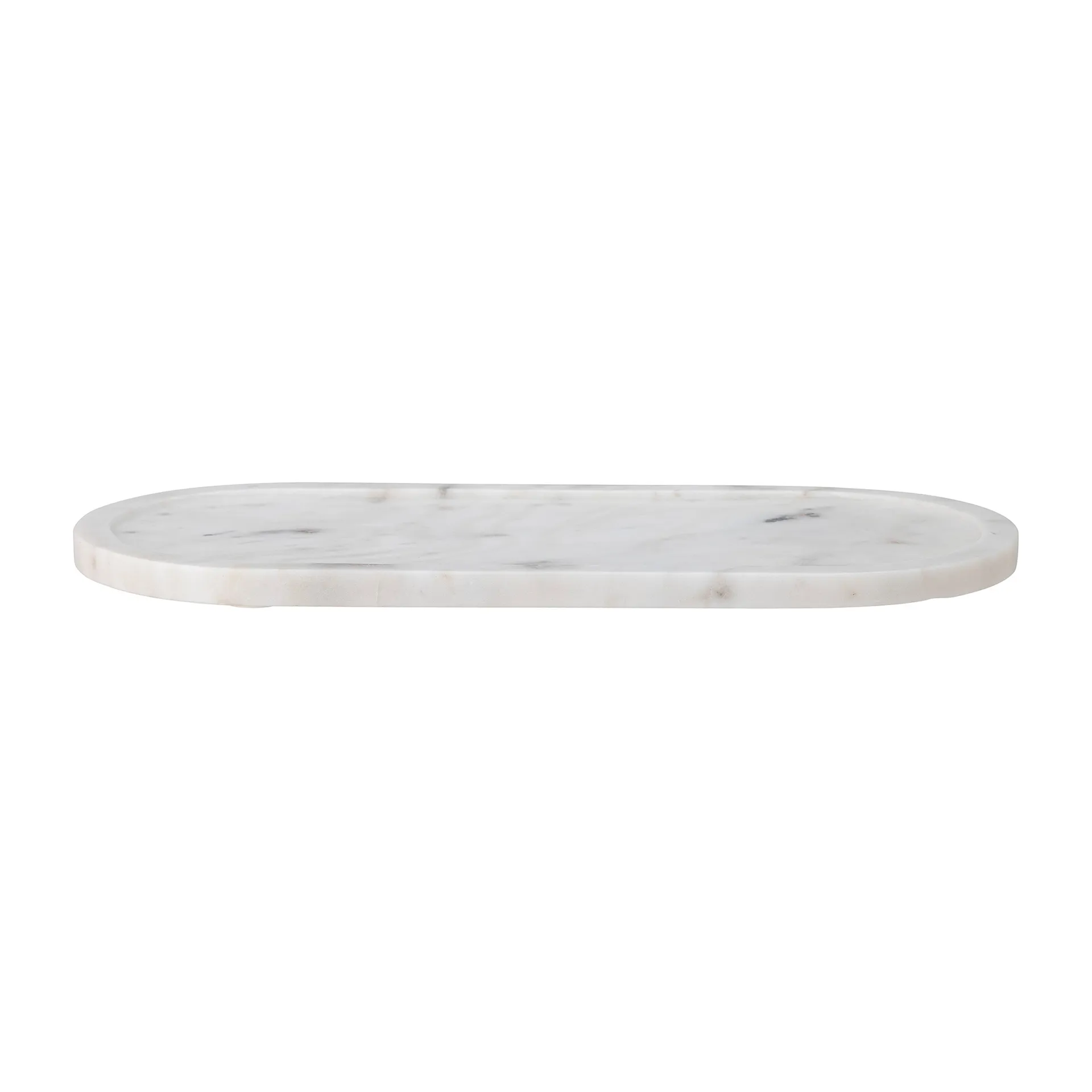 Emmaluna bricka 20x45,5 cm, Vit marmor Bloomingville