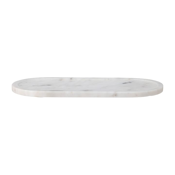 Emmaluna bricka 20x45,5 cm, Vit marmor Bloomingville