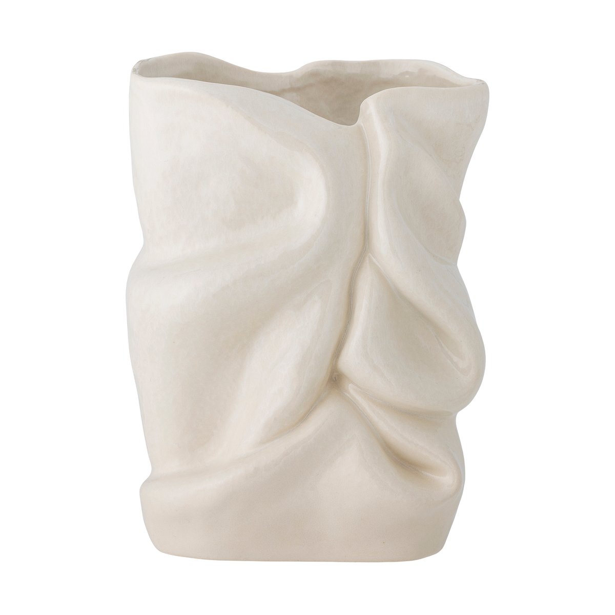Bloomingville Fabrice vas 21,5 cm Vit | Skandinavisk Design | Vaser | Vit