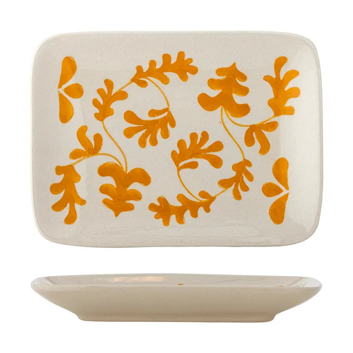 Fauni assiett - Gul, 15x11,5 cm - Bloomingville