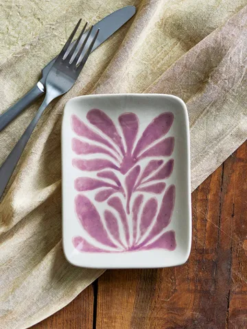Fauni assiett - Lila, 15x11,5 cm - Bloomingville
