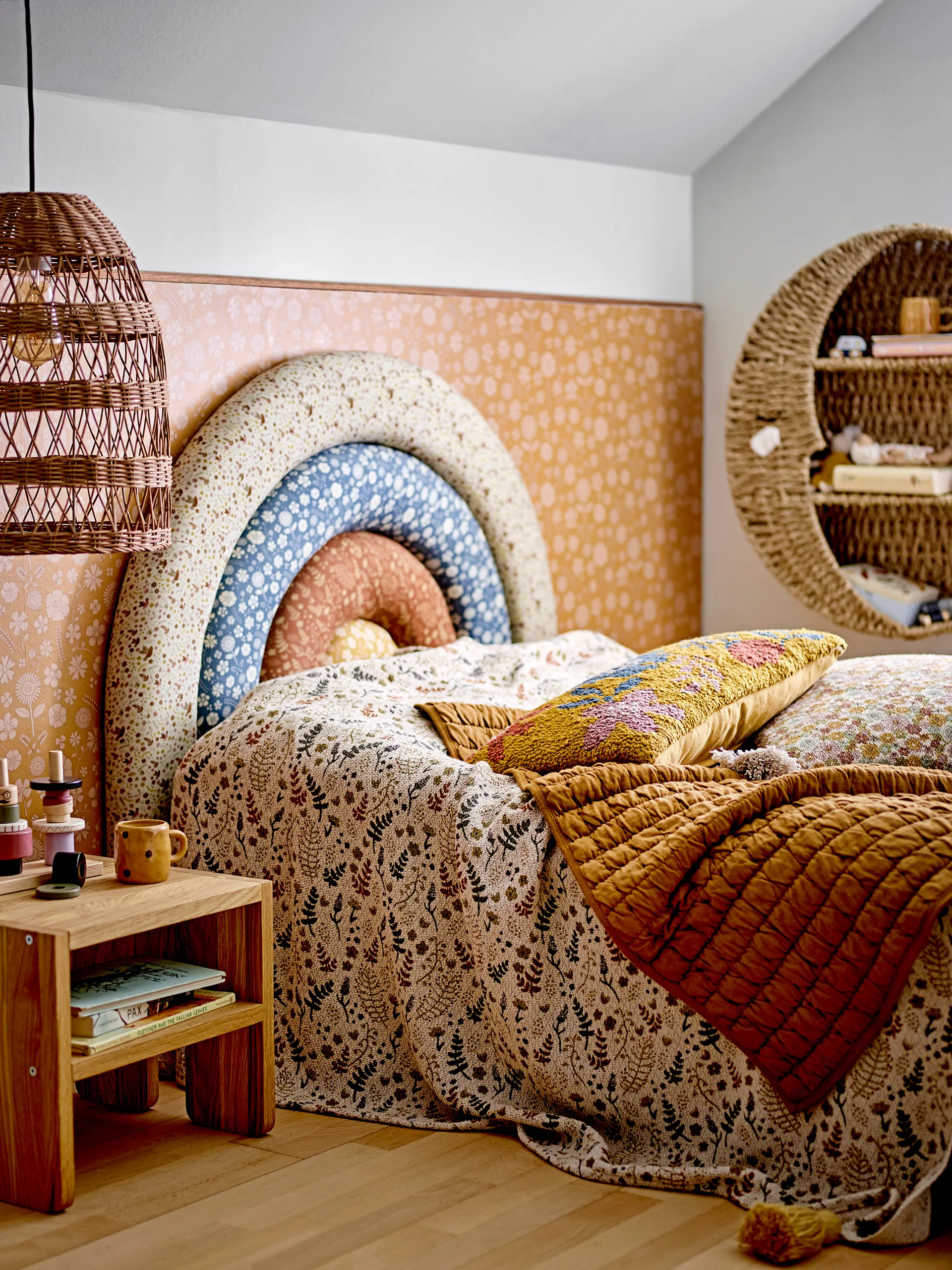 Filipa filt 130x160 cm, Gul Bloomingville