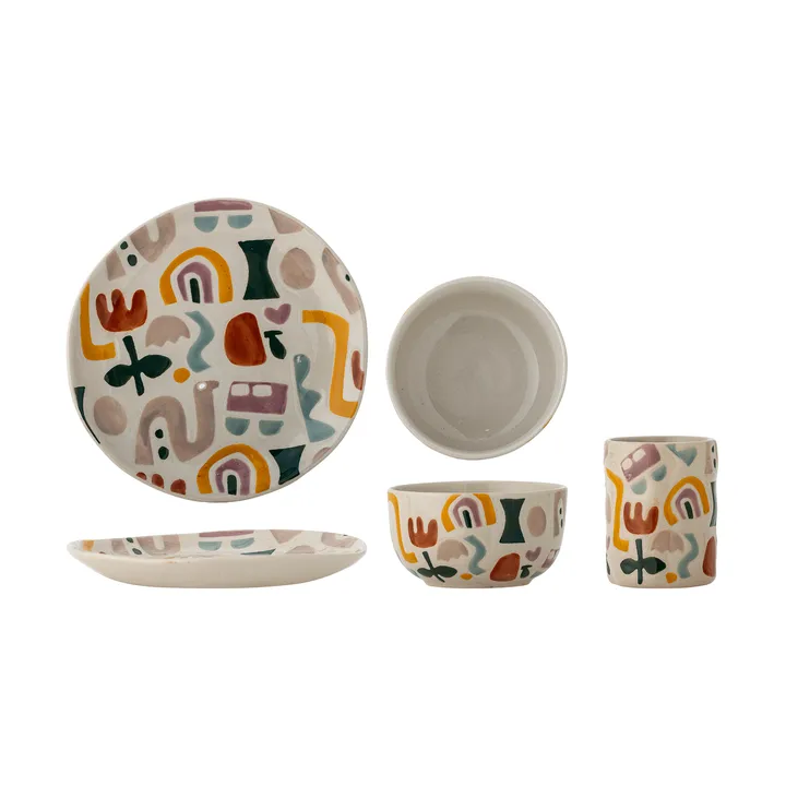 Filur servisset - Multi, 3 delar - Bloomingville