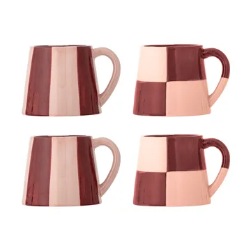 Floki mugg - Rose, 4 delar - Bloomingville